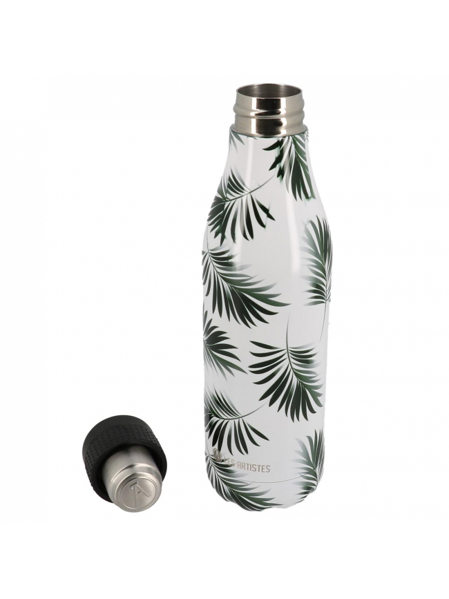 Gourde bottle inox 500ml seycheles blanc - Les Artistes