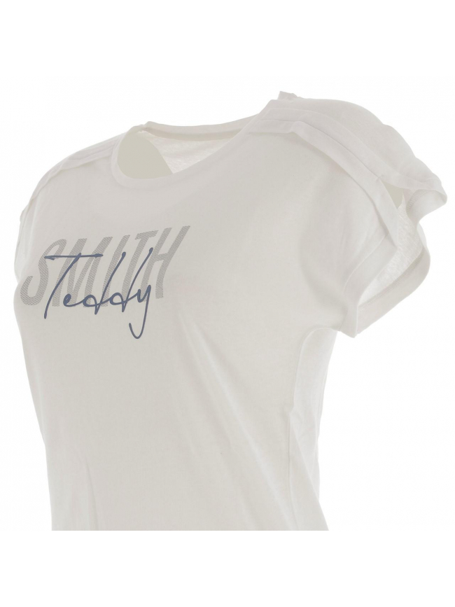 T-shirt tabla blanc fille - Teddy Smith