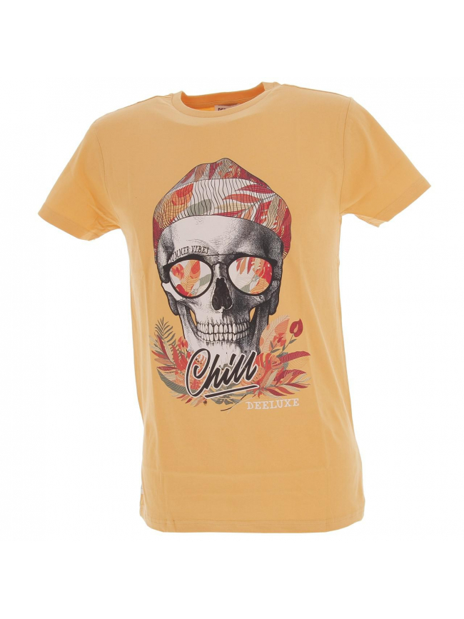 T-shirt jek summer vibes jaune homme - Jack & Jones
