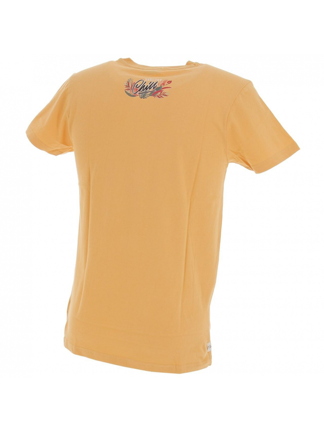 T-shirt jek summer vibes jaune homme - Jack & Jones