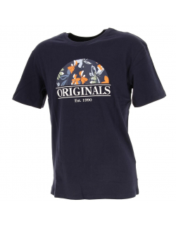 T-shirt flower branding bleu marine homme - Jack & Jones