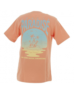 T-shirt paradise chiller orange garçon - Jack & Jones