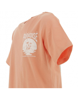T-shirt paradise chiller orange garçon - Jack & Jones