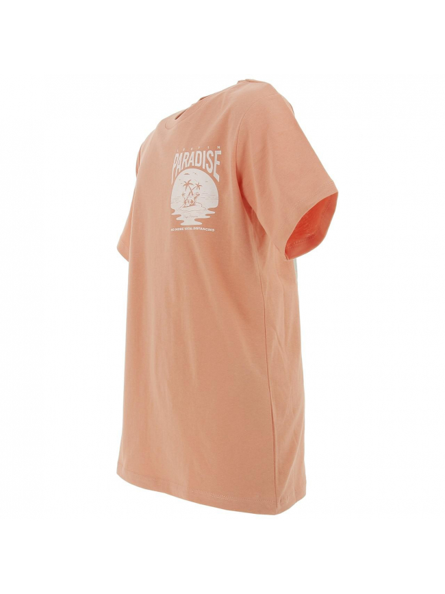 T-shirt paradise chiller orange garçon - Jack & Jones