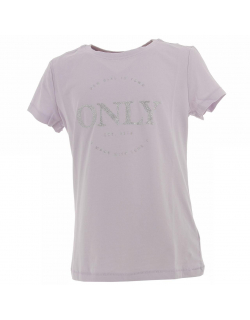 T-shirt wendy violet fille - Only