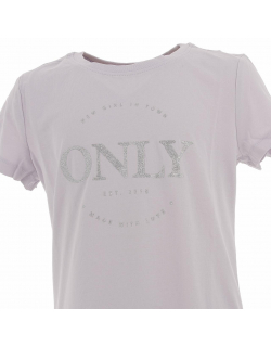 T-shirt wendy violet fille - Only