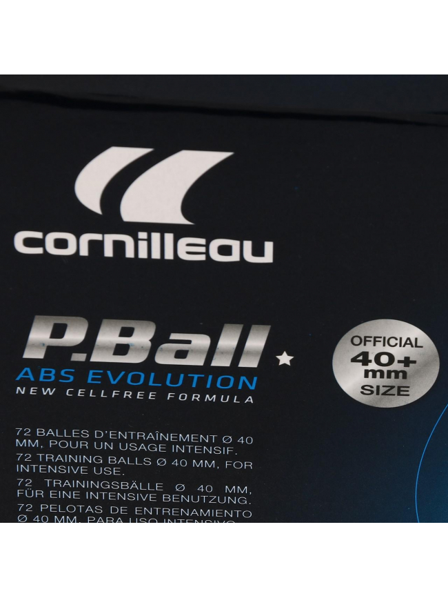 Pack 72 balles de tennis de table blanc - Cornilleau