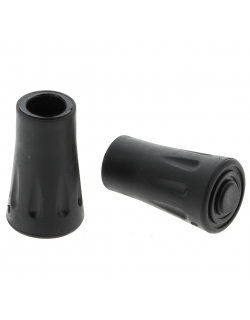 Pack de 2 embouts pour bâton de marche padrix noir - Elementerre