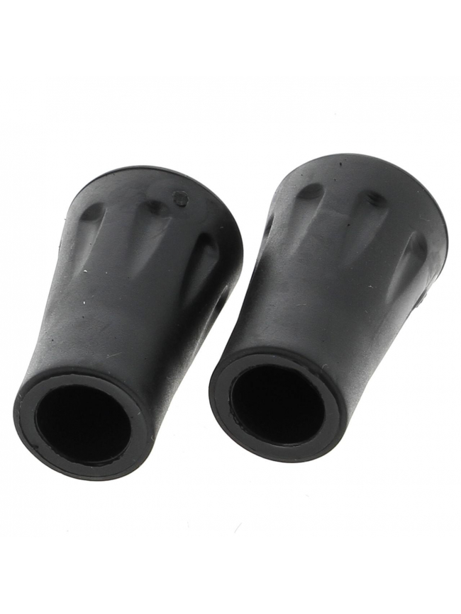 Pack de 2 embouts pour bâton de marche padrix noir - Elementerre