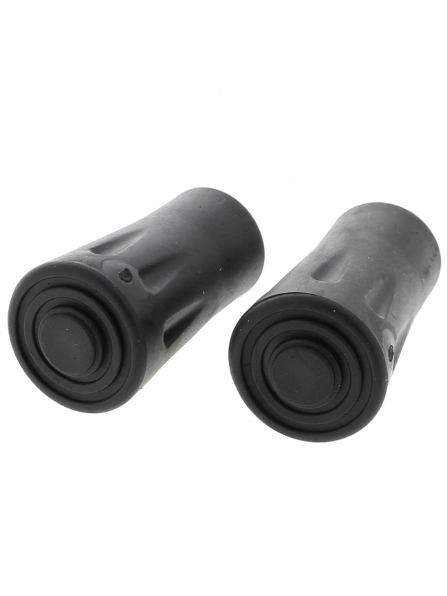 Pack de 2 embouts pour bâton de marche padrix noir - Elementerre