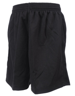 Short de football uni noir enfant - Tremblay