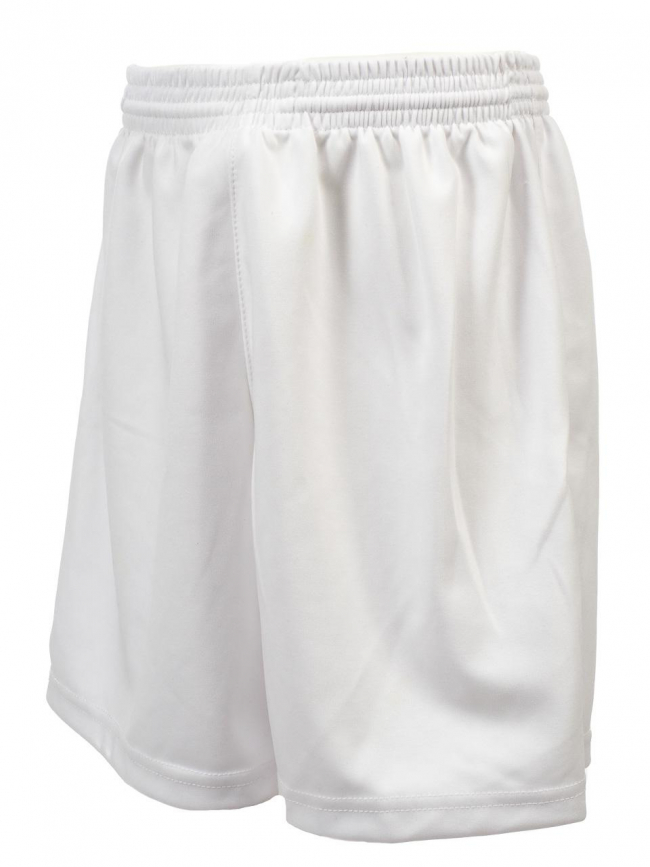 Short de football uni blanc enfant - Tremblay