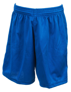 Short de football uni bleu enfant - Tremblay