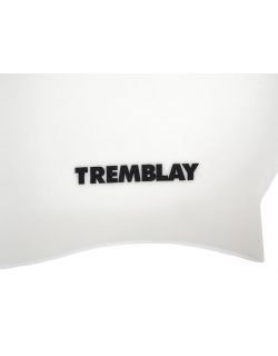 Bonnet de bain natation uni blanc - Tremblay