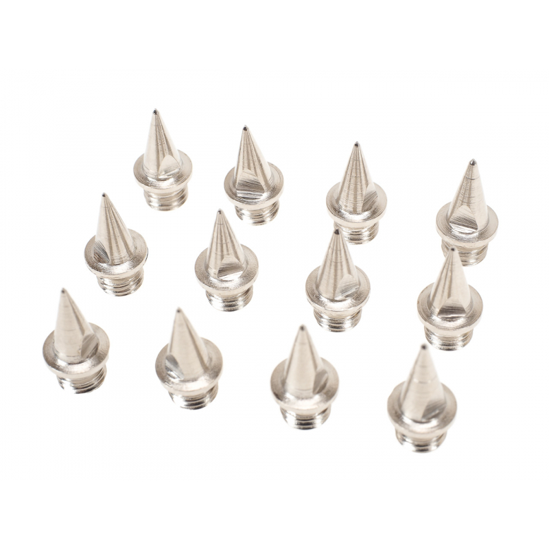 Pack de 12 pointes athlétisme 9mm argentées - Tremblay