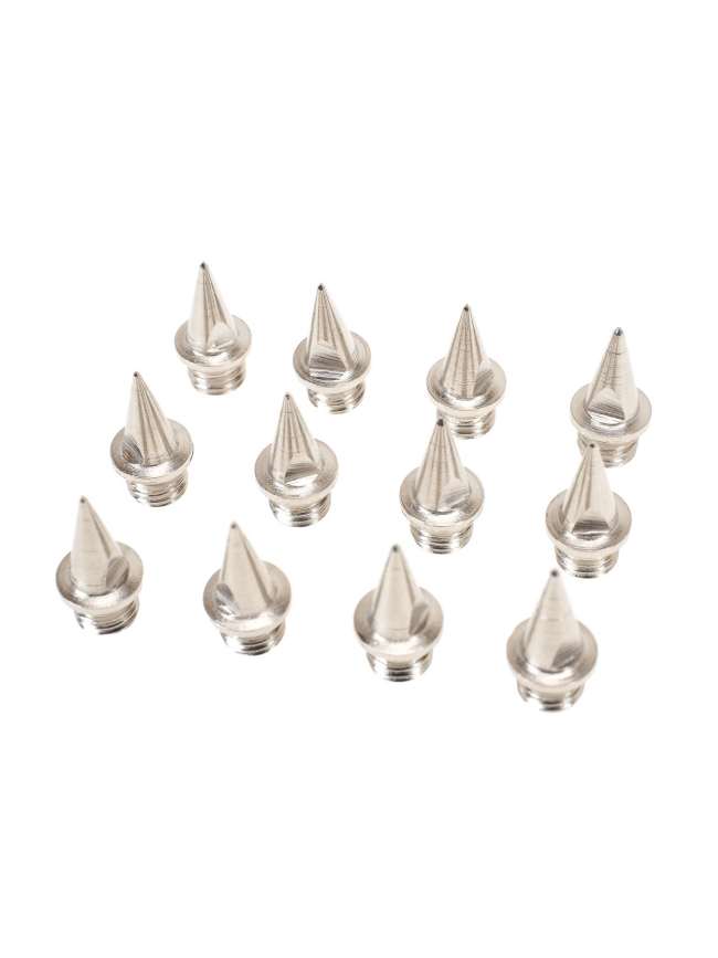 Pack de 12 pointes athlétisme 9mm argentées - Tremblay