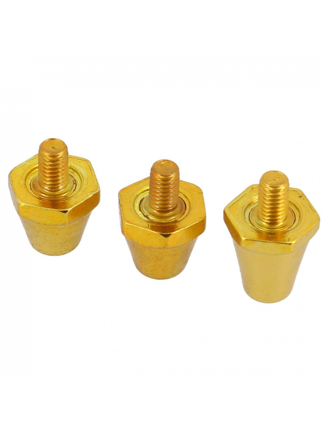 Pack 12 crampons de football alu 13-16 jaune - Uhlsport