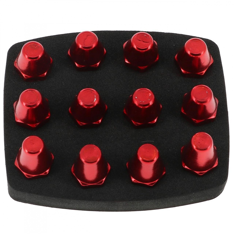 Pack 12 crampons de football alu 13-16 rouge - Uhlsport