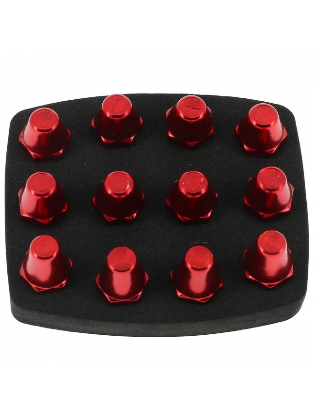 Pack 12 crampons de football alu 13-16 rouge - Uhlsport