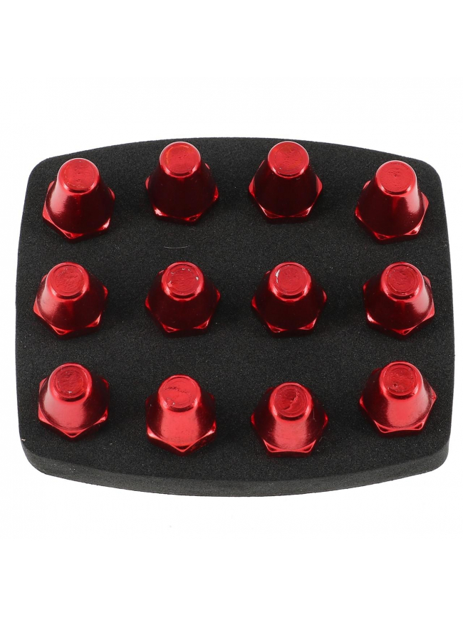 Pack 12 crampons de football alu 13-16 rouge - Uhlsport