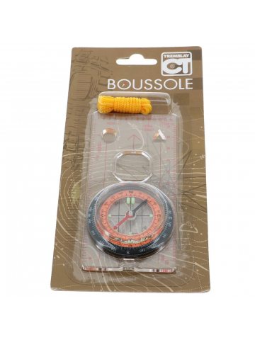 Boussole d'orientation loupe orange - Tremblay