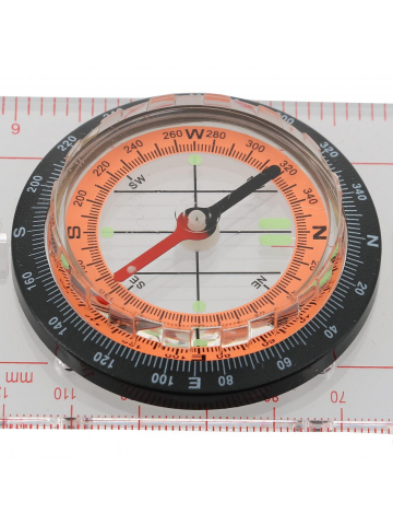 Boussole d'orientation loupe orange - Tremblay