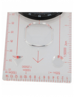 Boussole d'orientation loupe orange - Tremblay