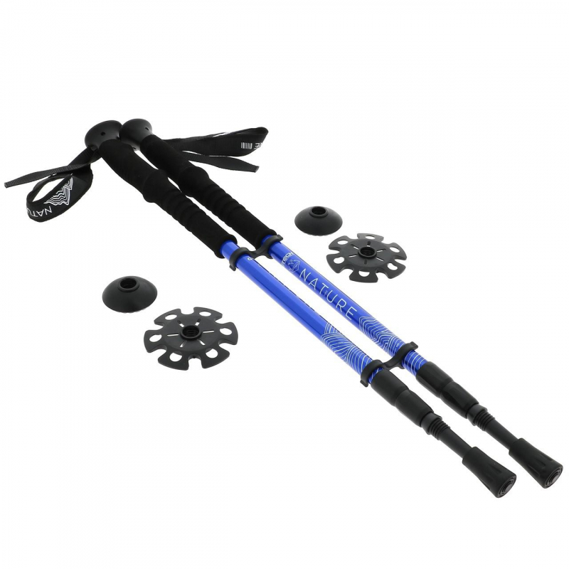 Bâtons de randonnée nature hike bleu - Guidetti