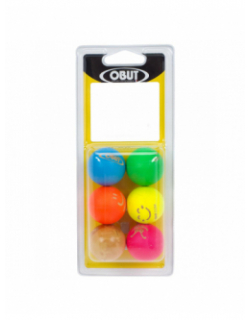 Pack 6 buts buis pétanque multicolore - Obut