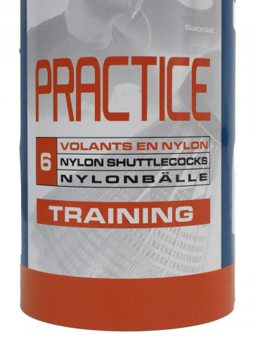 Pack 6 volants de badminton practice blanc - Babolat