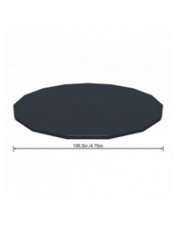 Bâche pour piscine ronde 4.70m noir - 58038 - Bestway