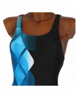 Maillot de bain natation mirrors bleu femme - Arena