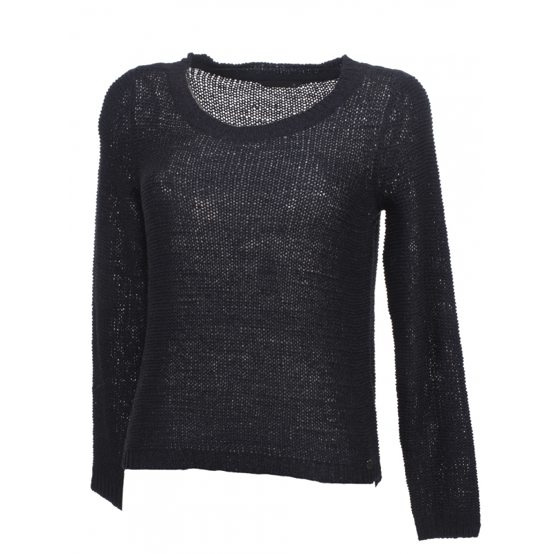 Pull fin geena bleu marine femme - Only