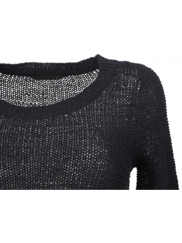 Pull fin geena bleu marine femme - Only