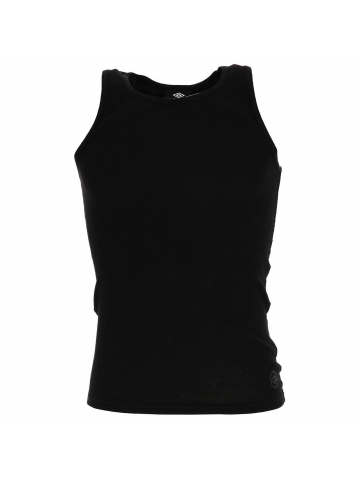 Débardeur cotelé essentiel noir homme - Umbro