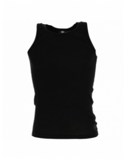 Débardeur cotelé essentiel noir homme - Umbro