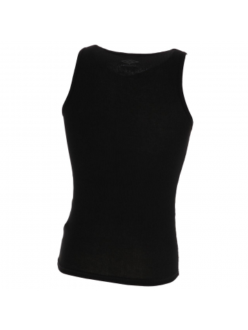 Débardeur cotelé essentiel noir homme - Umbro