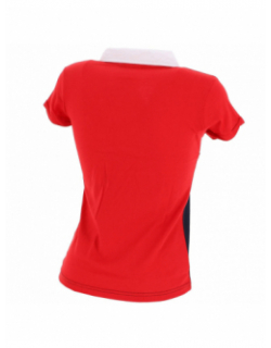 Polo france bleu marine/rouge femme - Allez Les Bleus