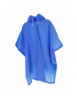 Poncho de pluie à capuche bleu - Treeker 9