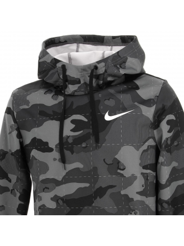 Sweat à capuche camouflage noir homme - Nike