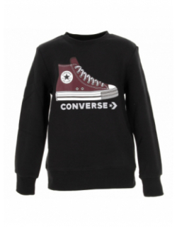 Sweat crew insets noir enfant - Converse