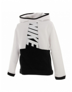 Sweat à capuche nsw amplify blanc/noir enfant - Nike