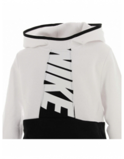 Sweat à capuche nsw amplify blanc/noir enfant - Nike