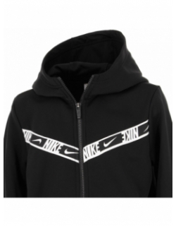 Veste à capuche repeat noir garçon - Nike
