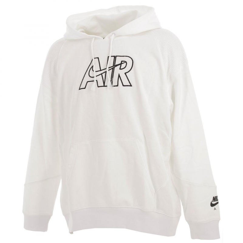 Sweat à capuche nsw air fleece blanc homme - Nike