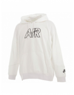 Sweat à capuche nsw air fleece blanc homme - Nike