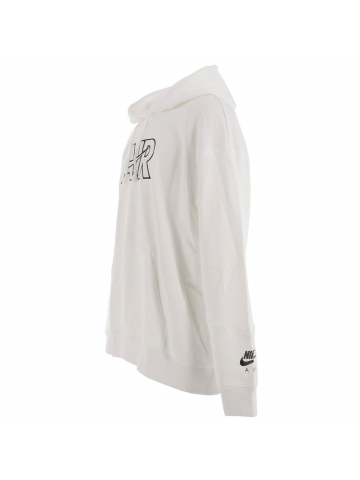 Sweat à capuche nsw air fleece blanc homme - Nike