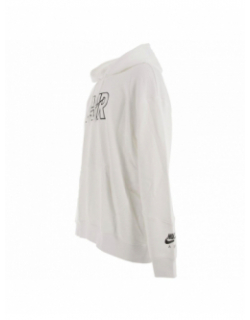 Sweat à capuche nsw air fleece blanc homme - Nike