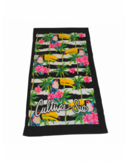 Serviette de plage floral kirby multicolore - Culture Sud