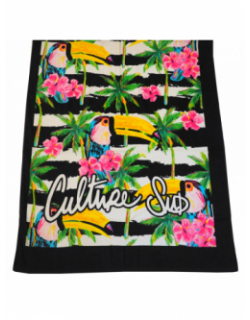 Serviette de plage floral kirby multicolore - Culture Sud